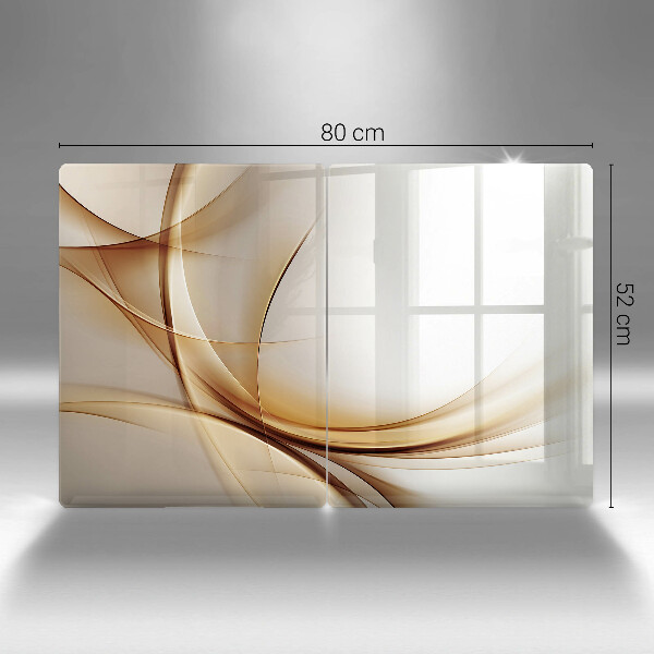 Cache plaque de cuisson Formes abstraites