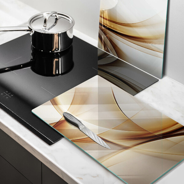 Cache plaque de cuisson Formes abstraites