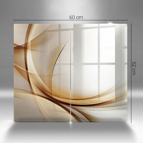 Cache plaque de cuisson Formes abstraites