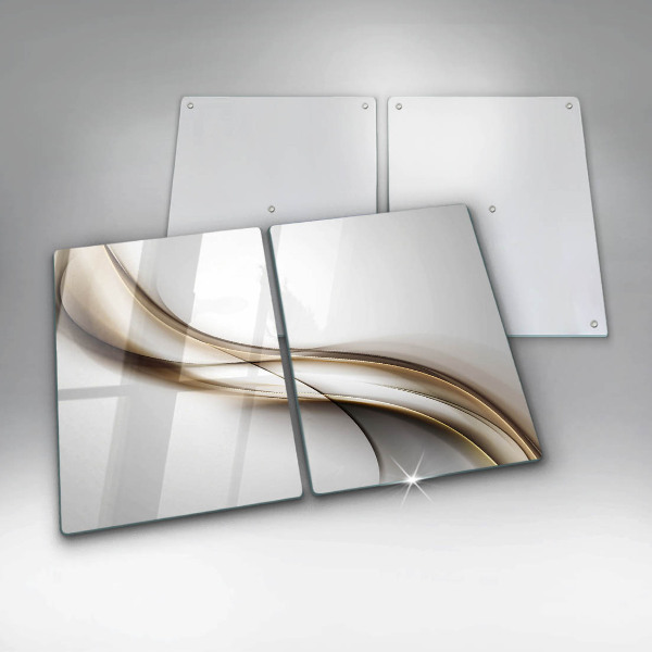 Cache plaque de cuisson Abstraction de lignes douces