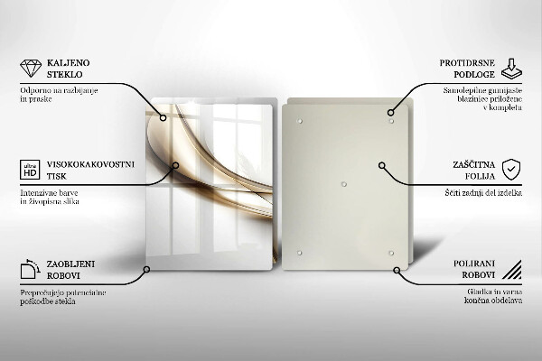 Cache plaque de cuisson Abstraction de lignes douces
