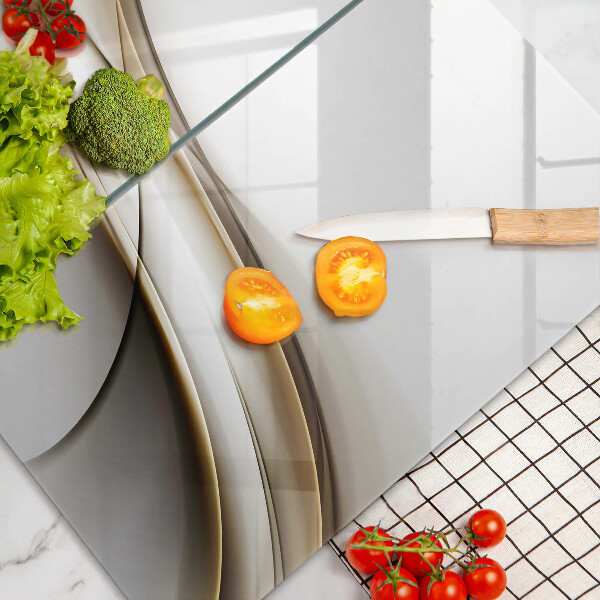 Cache plaque de cuisson Abstraction de lignes douces