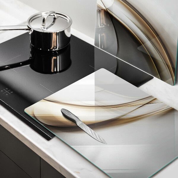 Cache plaque de cuisson Abstraction de lignes douces