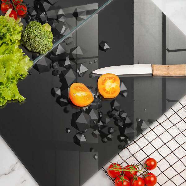 Cache plaque de cuisson Abstraction de formes 3D