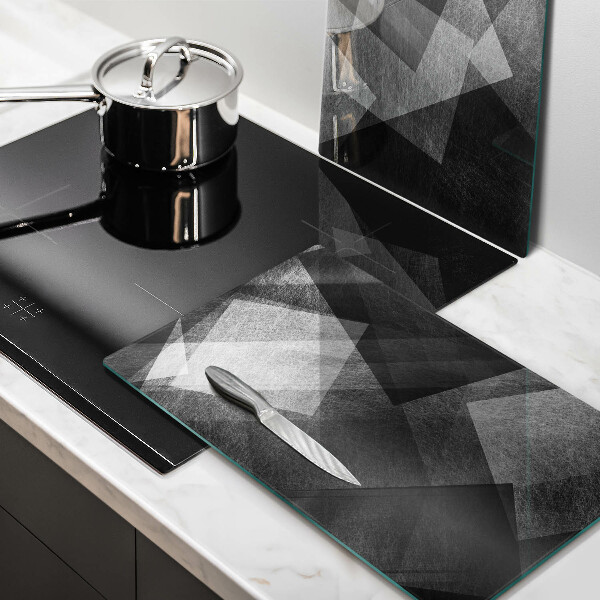 Cache plaque de cuisson Abstraction géométrique