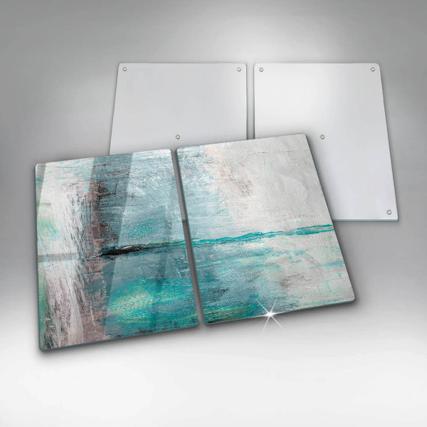 Cache plaque de cuisson Fond d'abstraction de peinture