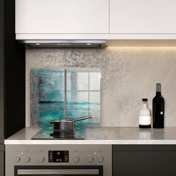 Cache plaque de cuisson Fond d'abstraction de peinture