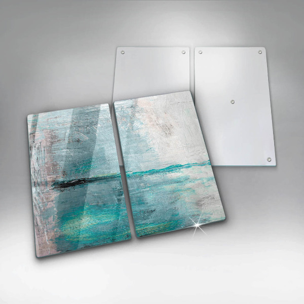 Cache plaque de cuisson Fond d'abstraction de peinture