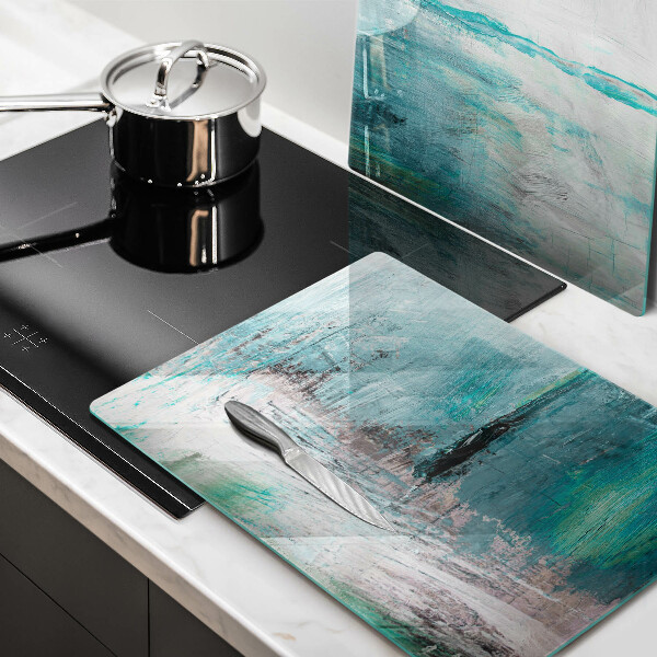 Cache plaque de cuisson Fond d'abstraction de peinture