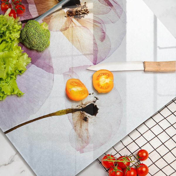 Cache plaque de cuisson Fleurs délicates