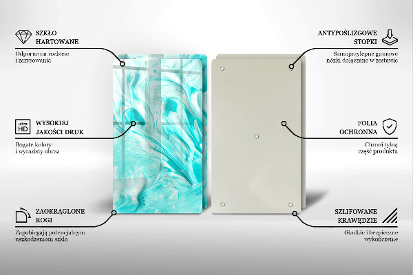 Cache plaque de cuisson Peintures abstraites