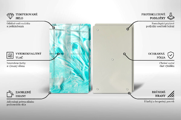 Cache plaque de cuisson Peintures abstraites