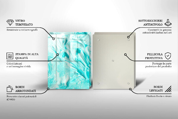 Cache plaque de cuisson Peintures abstraites