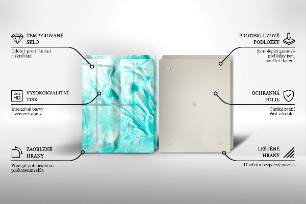 Cache plaque de cuisson Peintures abstraites