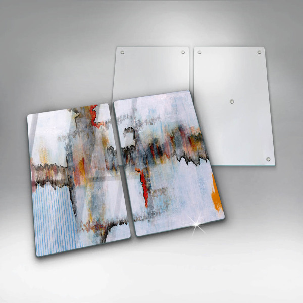 Cache plaque de cuisson Peintures abstraites