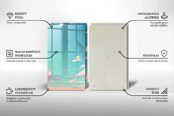 Cache plaque de cuisson Le paradis des contes de fées