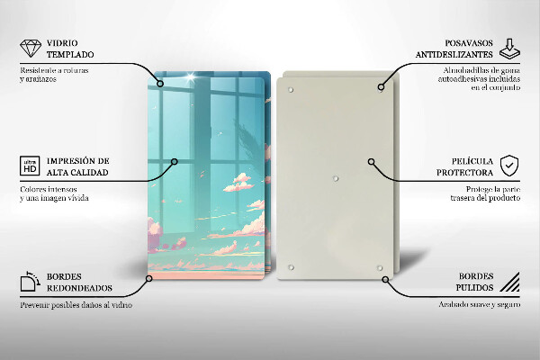 Cache plaque de cuisson Le paradis des contes de fées