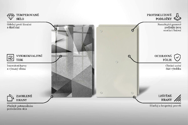 Cache plaque de cuisson Abstraction concrète et nette