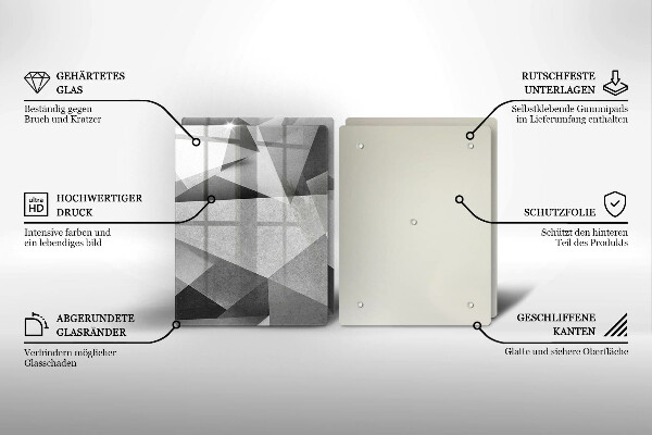 Cache plaque de cuisson Abstraction concrète et nette