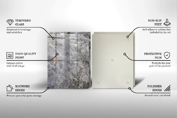 Cache plaque de cuisson Texture de pierre