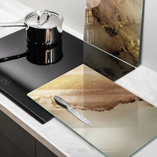 Cache plaque de cuisson Abstraction de l'or