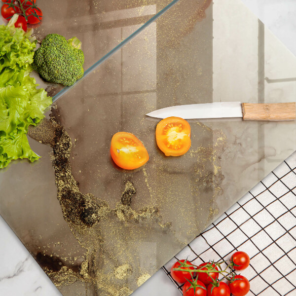 Cache plaque de cuisson Abstraction de l'or