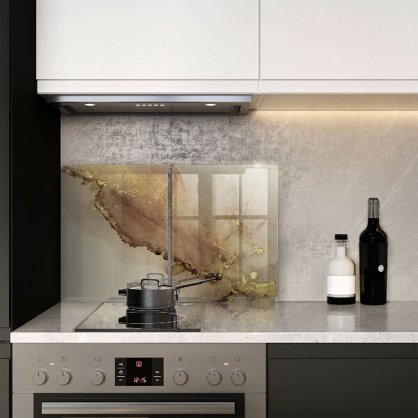 Cache plaque de cuisson Abstraction de l'or