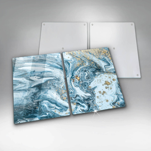 Cache plaque de cuisson Structure avec de l'or