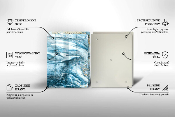 Cache plaque de cuisson Structure avec de l'or