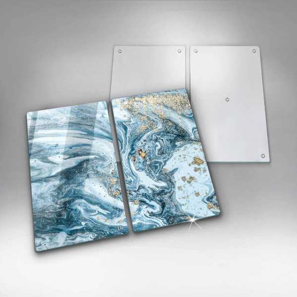 Cache plaque de cuisson Structure avec de l'or