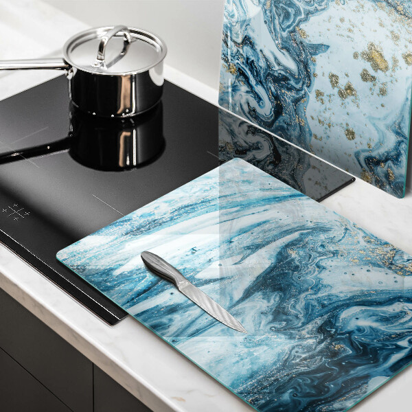 Cache plaque de cuisson Structure avec de l'or