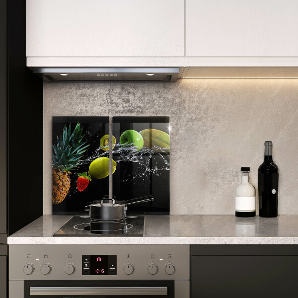 Protection plaque induction Fruits dans l'eau