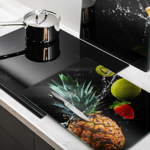 Protection plaque induction Fruits dans l'eau