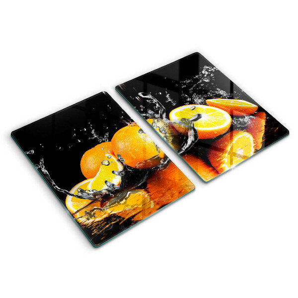 Cache plaque de cuisson Fruit orange juteux
