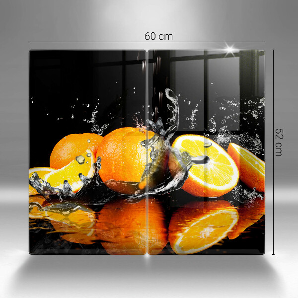 Cache plaque de cuisson Fruit orange juteux