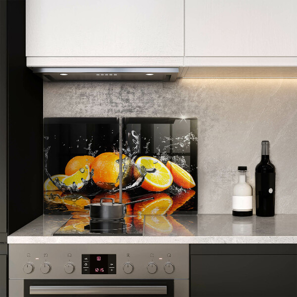 Cache plaque de cuisson Fruit orange juteux