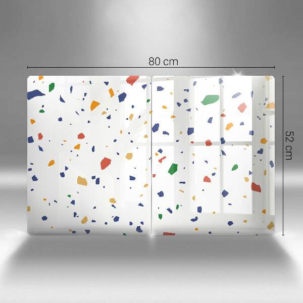 Cache plaque de cuisson Grès coloré