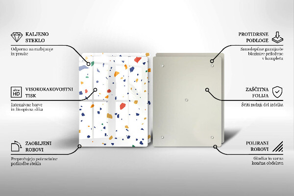 Cache plaque de cuisson Grès coloré