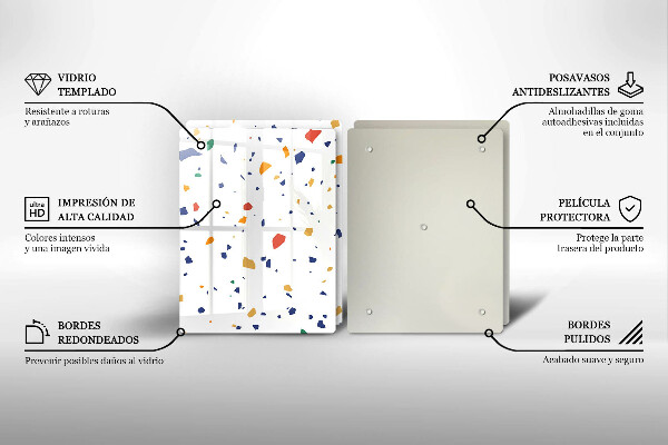 Cache plaque de cuisson Grès coloré