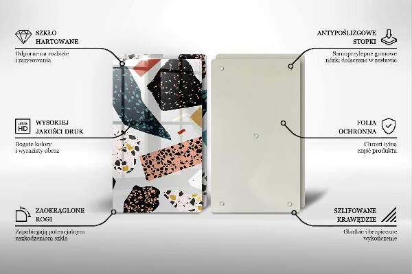 Cache plaque de cuisson Grès