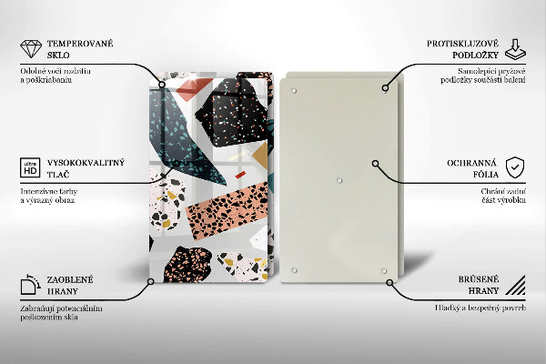 Cache plaque de cuisson Grès