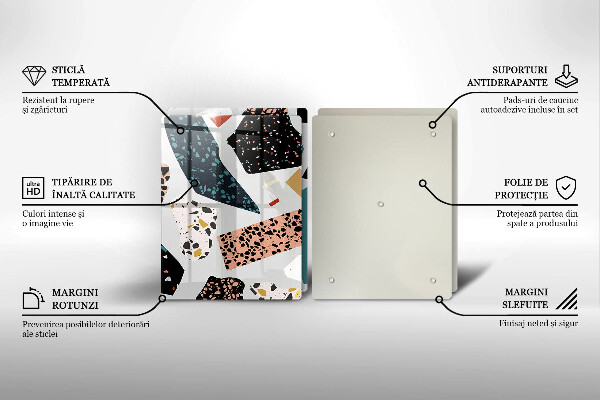 Cache plaque de cuisson Grès