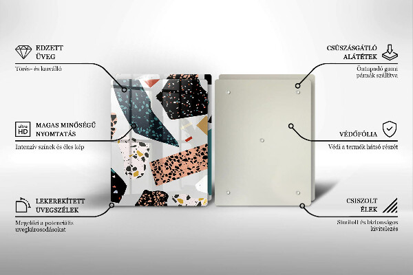 Cache plaque de cuisson Grès