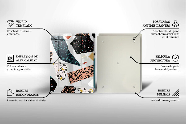 Cache plaque de cuisson Grès