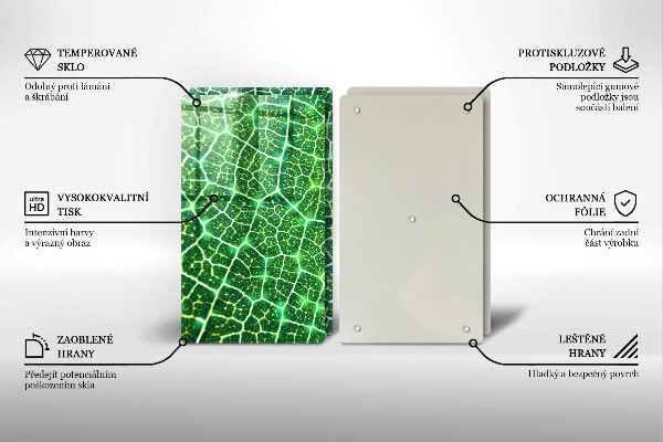 Protection plaque induction Structure des feuilles