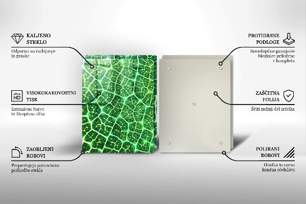 Protection plaque induction Structure des feuilles