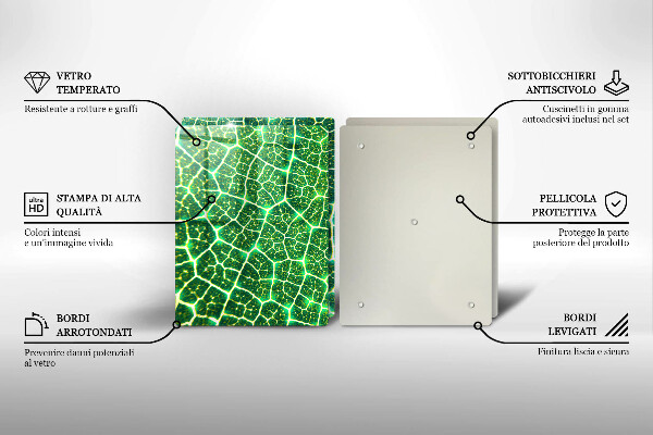 Protection plaque induction Structure des feuilles