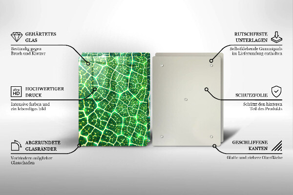 Protection plaque induction Structure des feuilles