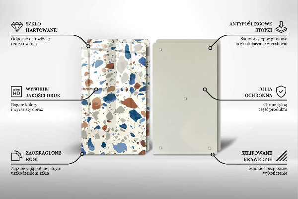 Protection plaque induction Grès décoratif