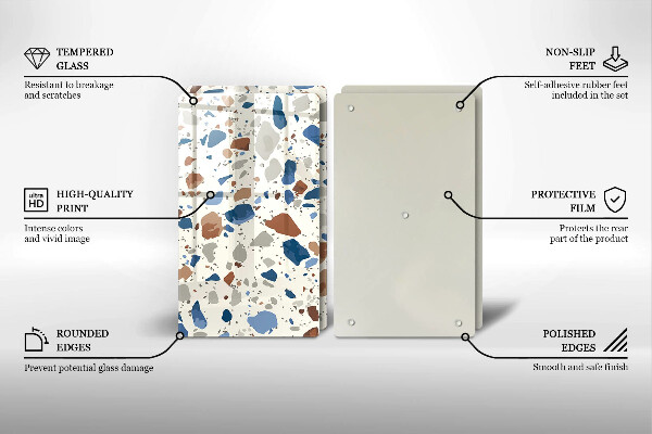 Protection plaque induction Grès décoratif